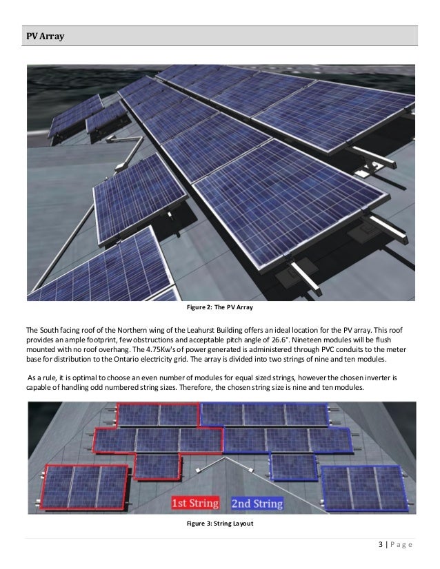 PV System Design Project