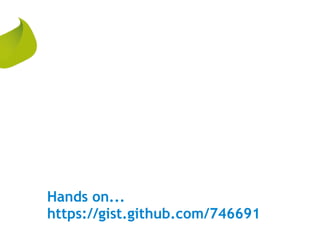 Hands on...
https://gist.github.com/746691
 