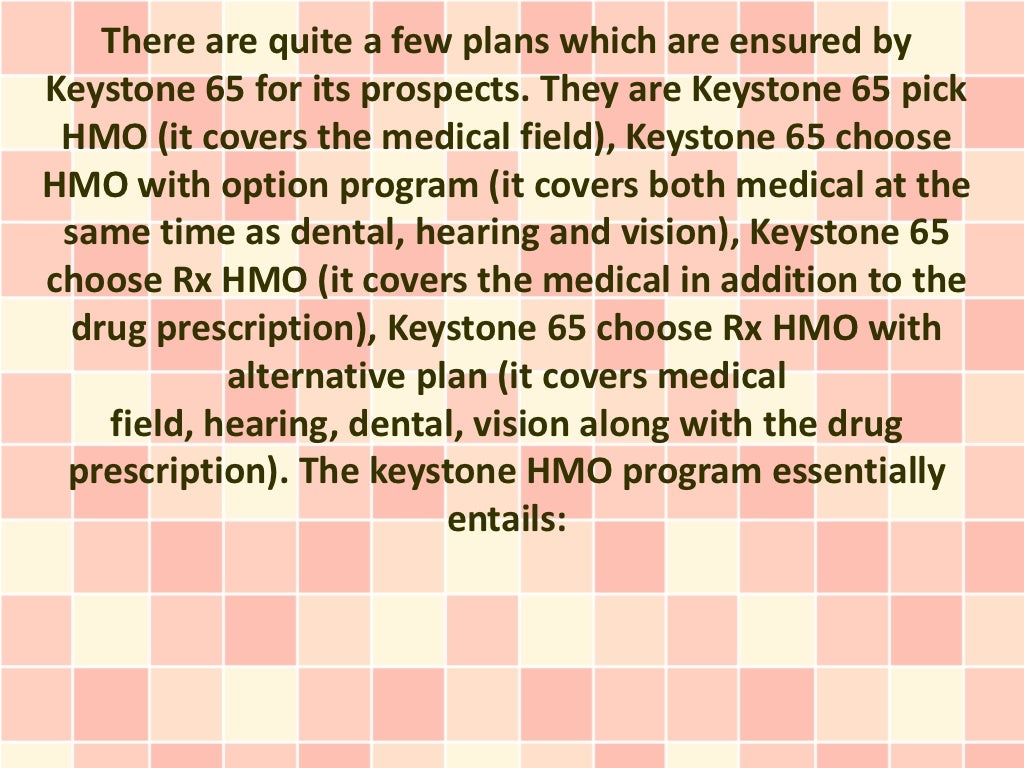 Blue Cross Keystone 65 among the finest plans for you