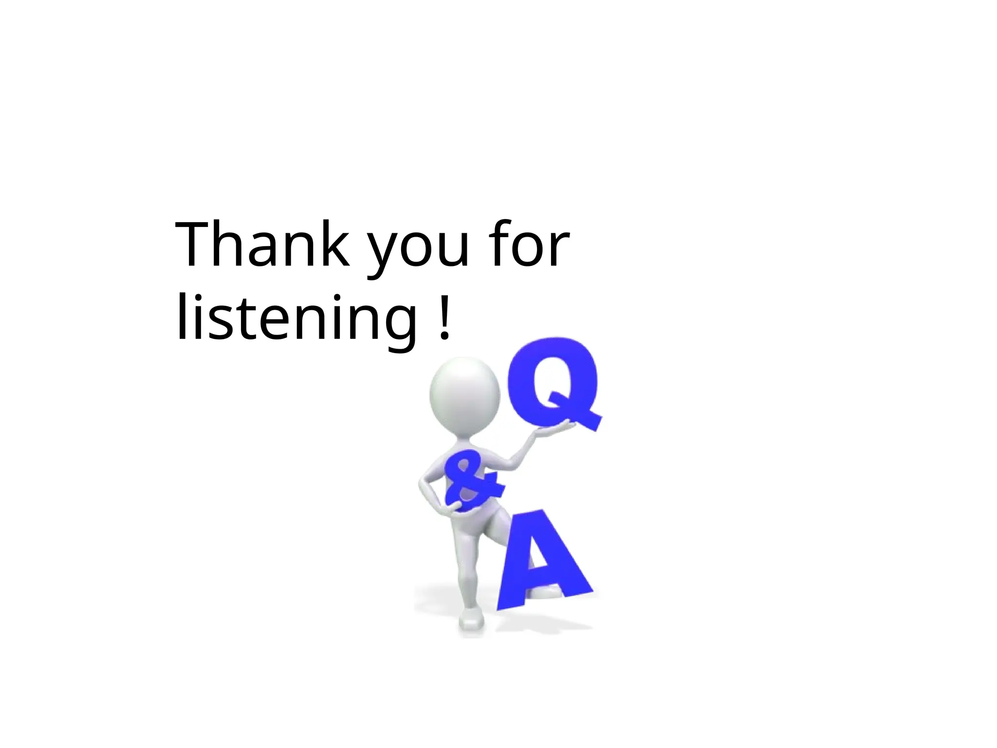 Thank you for
listening !
 
