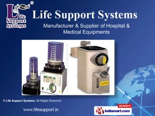 Manufacturer & Supplier of Hospital &
       Medical Equipments
 