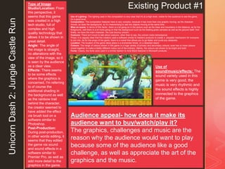 z
Existing Product #1Type of Image
Studio/Location: From
this perspective, it
seems that this game
was created in a high
t...
