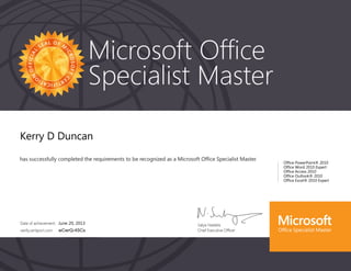 Duncan_MasterCertification