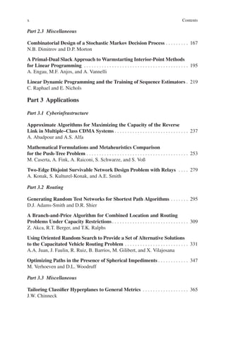 Operations Research and Cyber Infrastructure John W. Chinneck | PDF