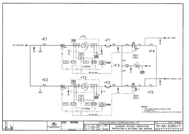 Blackall 66-22kV Substation Package for Ergon Energy 66 f10 wiring diagram schematic 