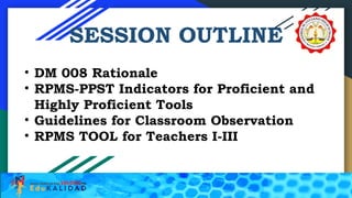 Ultimate Guide For Rpms Multi-Year Guidelines on RPMS-PPST for Teacher Performance Management ...