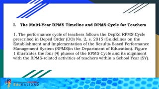 Multi Year Rpms Multi-Year Guidelines on RPMS-PPST for Teacher Performance Management ...