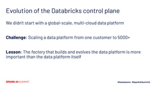Databricks Ramp Up Lessons from Building Large-Scale, Multi-Cloud, SaaS Software at ...