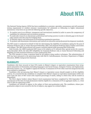 NTA UGC NET/SET/JRF Paper I - Teaching and Research Aptitude 3rd ...