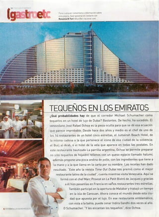 Magazine article Jose Ochoa