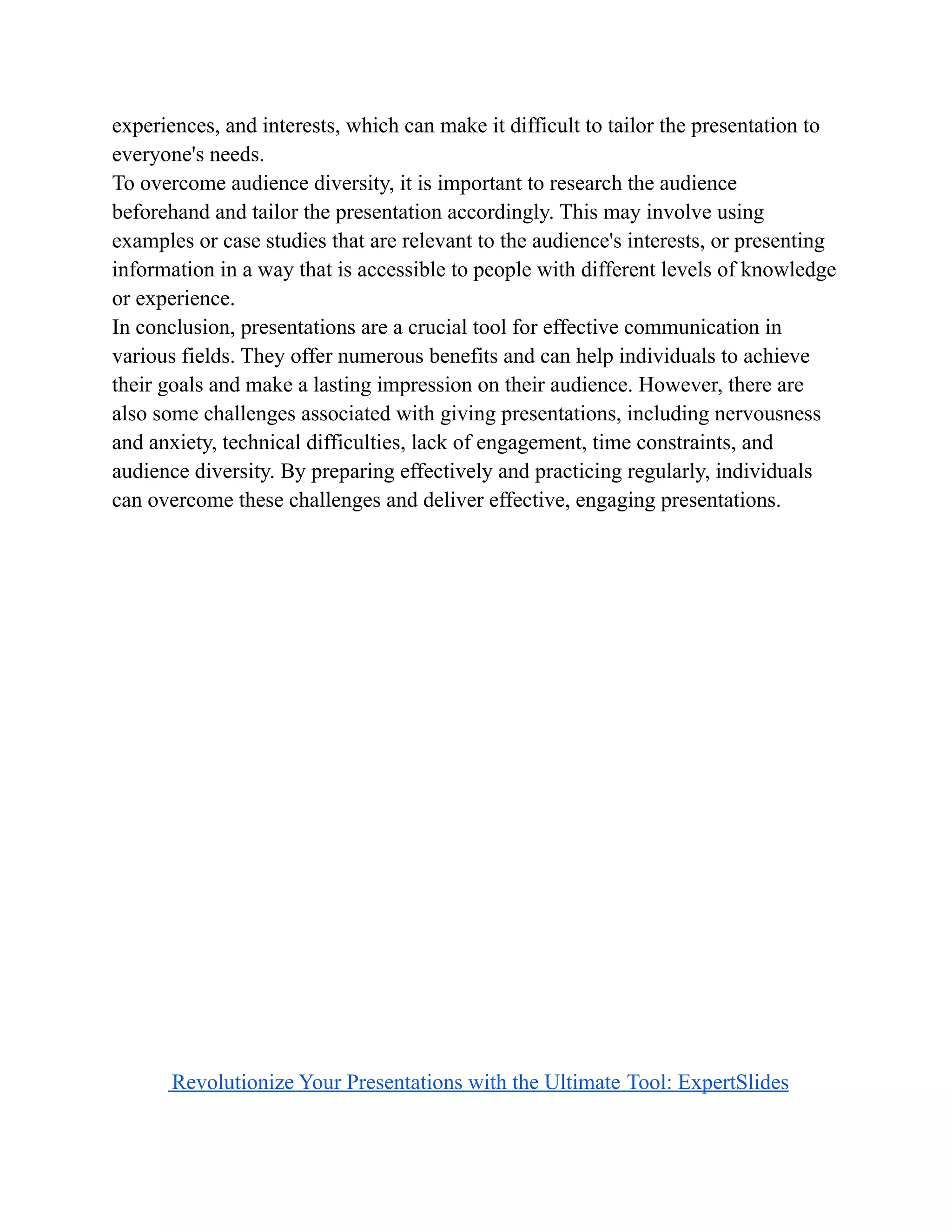 Powerful Presentations The Key to Success in Communication | PDF