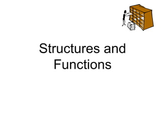 Structures and
Functions
 
