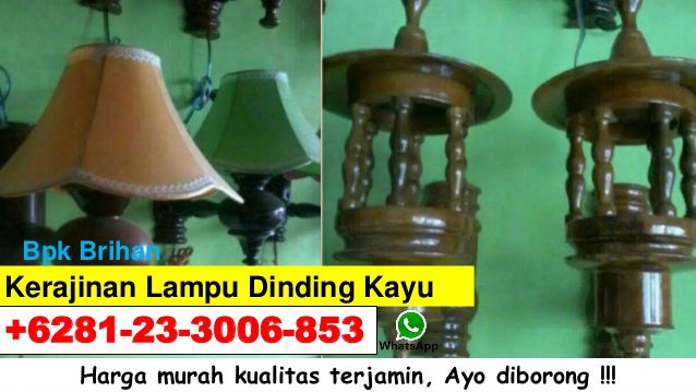 Jual kerajinan  ukir  kayu Lampu  Hias Dinding Krowong Jepara 