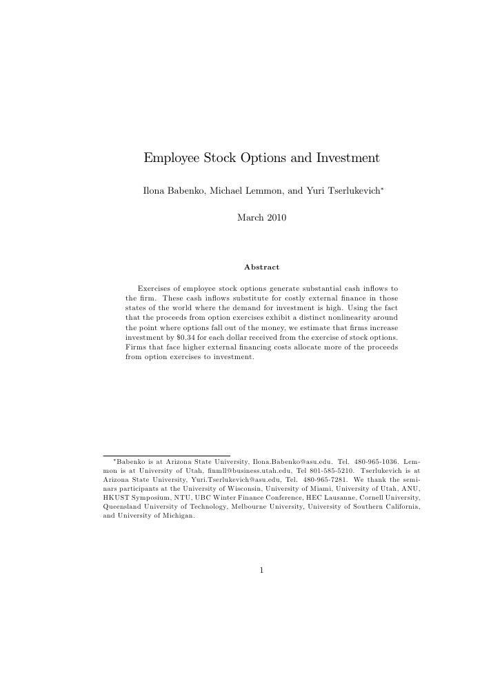L&t employee stock options
