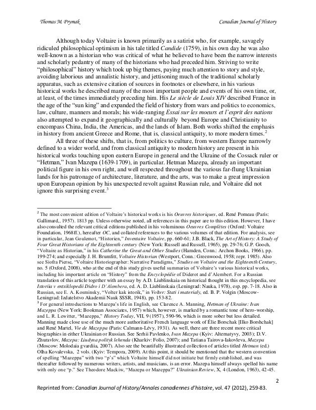 Voltaire Essays Voltaire On Mazepa And Early Eighteenth Century Voltaire On Mazepa And Early Eighteenth Century Ukraine