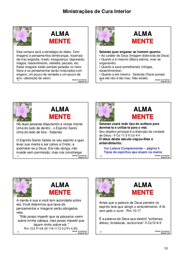 CURA INTERIOR, CURA DA ALMA: CURA INTERIOR, CURA DA ALMA (1 Livro 2) (Portuguese Edition)