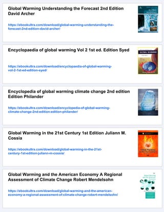 The Discovery of Global Warming Spencer R. Weart | PDF