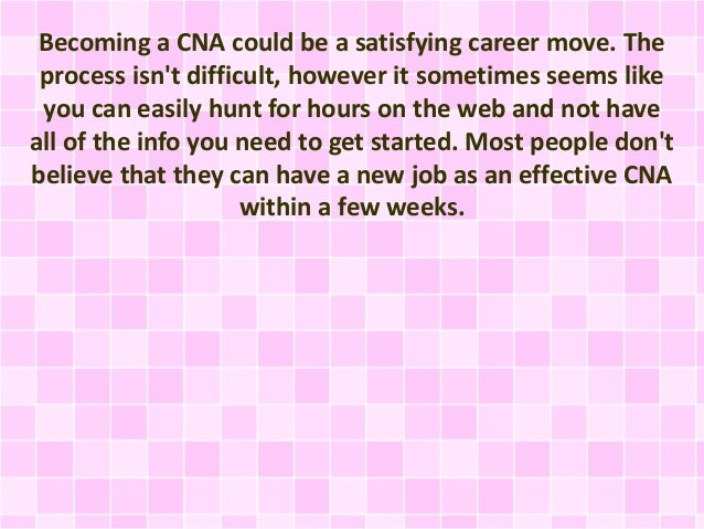 where can a cna work