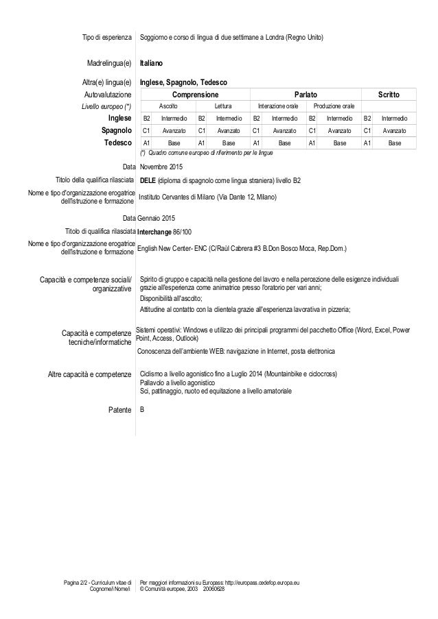 europass it firmakoek euro cv format