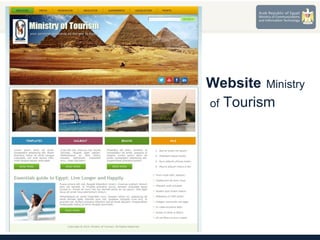 Website Ministry
of Tourism
 