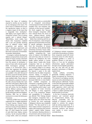 Biological vector control of mosquito-borne disease | PDF