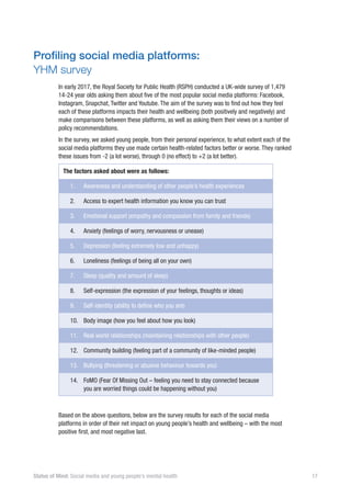 Social media and young people's mental health and wellbeing | PDF