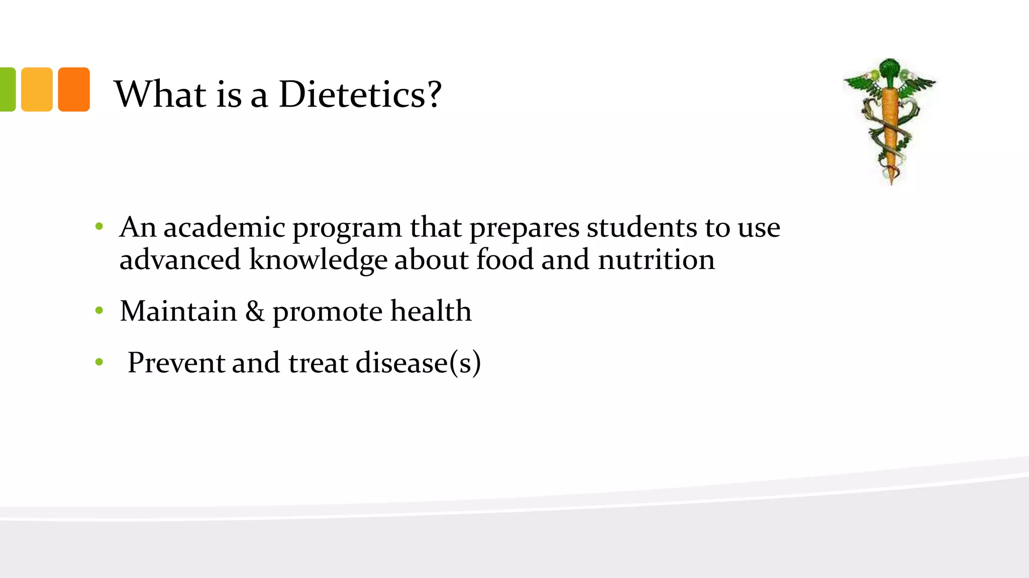 Dietetics cola presentation | PPT