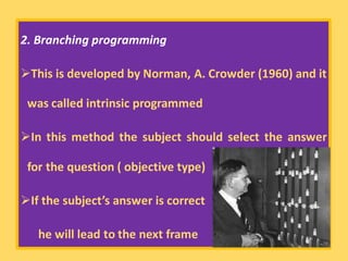 Programmed instruction | PDF