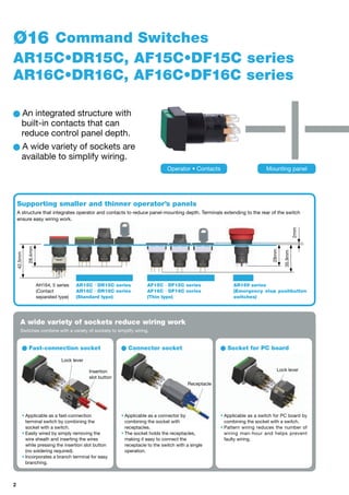 Command Switches Integrated contact structure | PDF