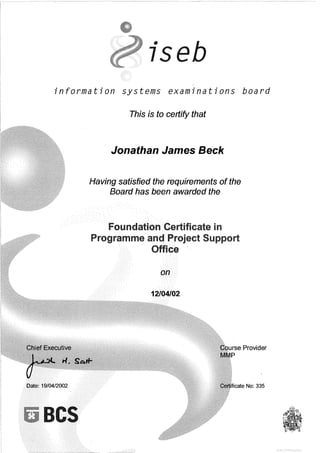 Programme and project office support Foundation