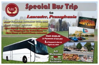 ARC Bus Ride Flyer outlined