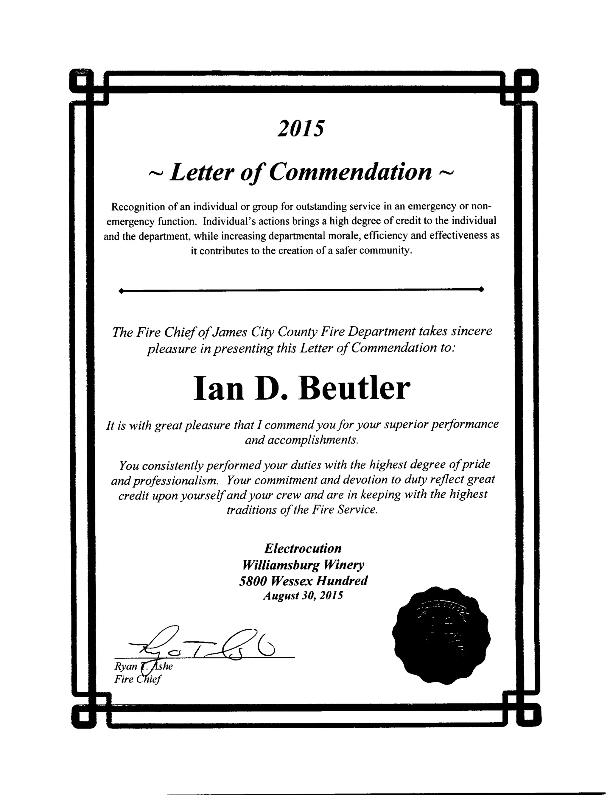 commendation | PDF