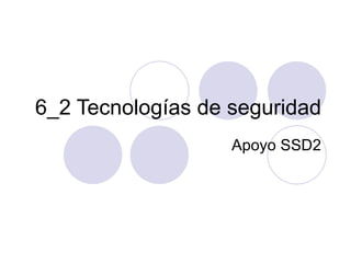 6_2 Tecnologías de seguridad Apoyo SSD2 