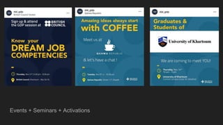 Events + Seminars + Activations
 