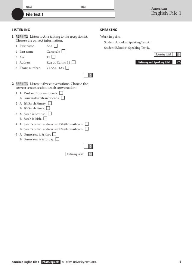 speaking file test english american 3 file 1 american test english