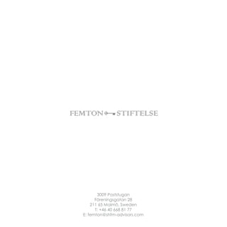 FEMTON STIFTELSE
 