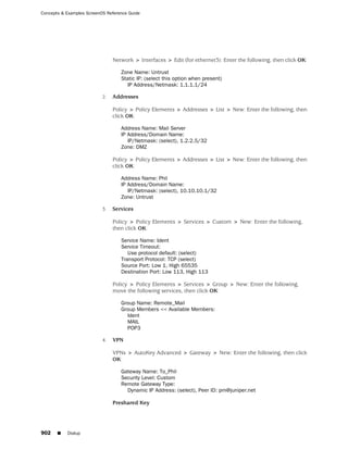 ScreenOS 6.1 Concepts & Examples