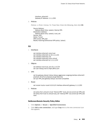 ScreenOS 6.1 Concepts & Examples