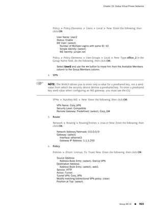 ScreenOS 6.1 Concepts & Examples