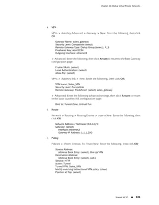 ScreenOS 6.1 Concepts & Examples