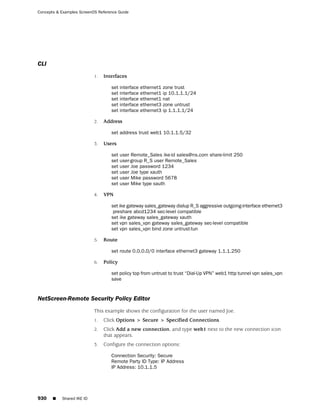ScreenOS 6.1 Concepts & Examples