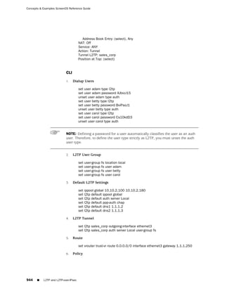 ScreenOS 6.1 Concepts & Examples