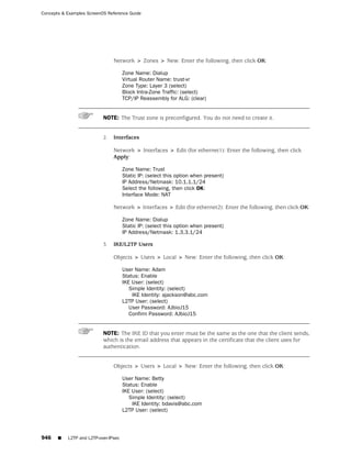 ScreenOS 6.1 Concepts & Examples