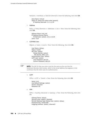 ScreenOS 6.1 Concepts & Examples