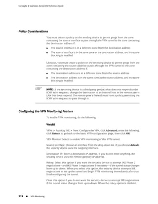 ScreenOS 6.1 Concepts & Examples