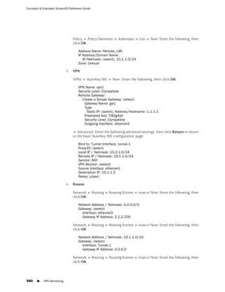 ScreenOS 6.1 Concepts & Examples
