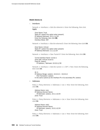 ScreenOS 6.1 Concepts & Examples