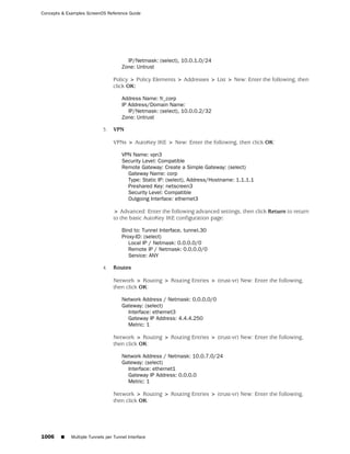 ScreenOS 6.1 Concepts & Examples