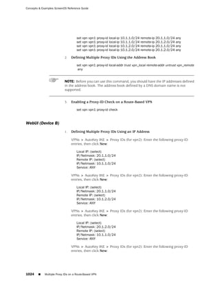 ScreenOS 6.1 Concepts & Examples