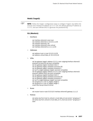 ScreenOS 6.1 Concepts & Examples